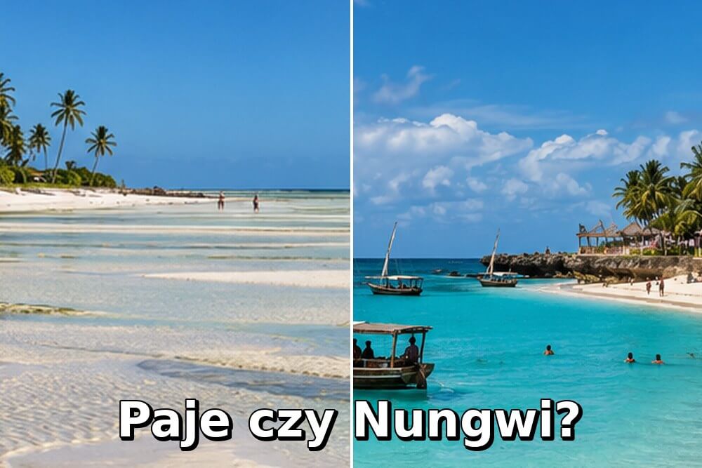 Paje czy Nungwi – wschód czy północ Zanzibaru?