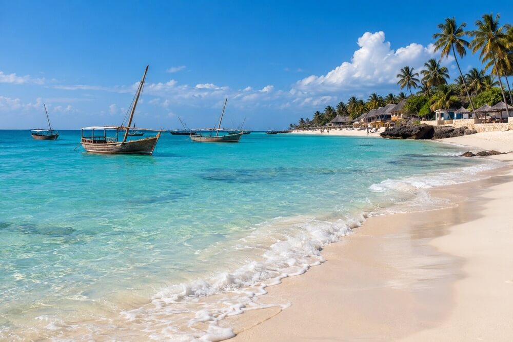 Plaża w Nungwi na północy Zanzibaru