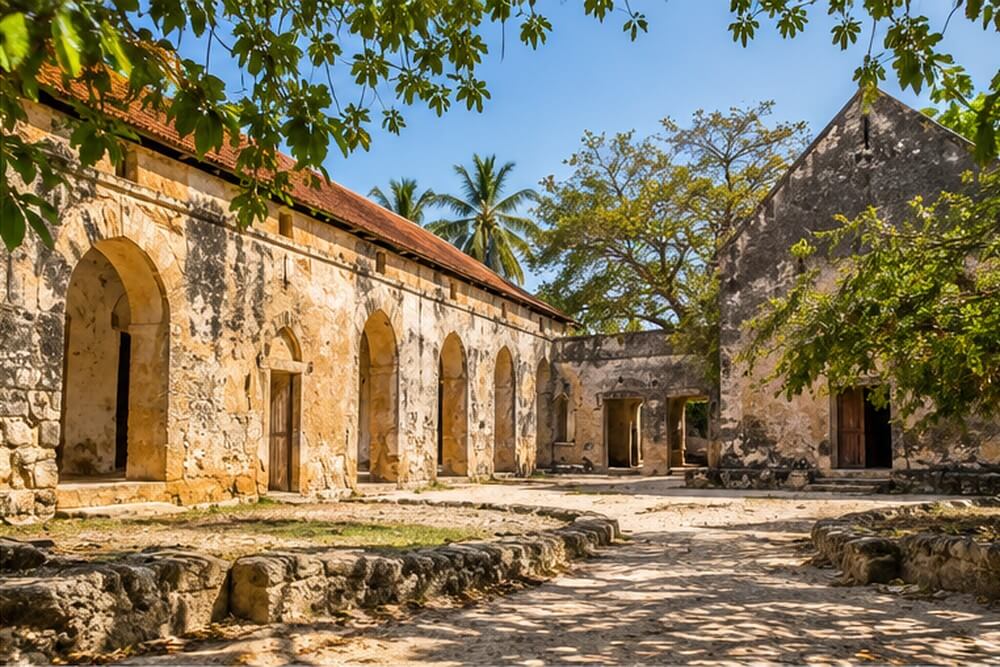 Historyczna zabudowa kwarantannowa na Changuu Island