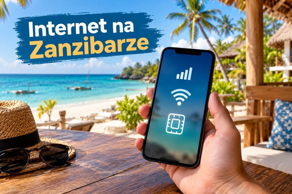 Internet na Zanzibarze – SIM, eSIM i Wi-Fi w hotelach